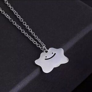 Pokemon Ditto Silver necklace - Custom/handmade